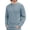 Blue, variant on Miqool Men's Pullover Sweater Cable Knit Chunky Sweater Classic Casual Crewneck Sweaters with Ribbing Edge