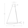 thumbnail image 4 of Lámpara colgante LED atenuable 3000K, acabado negro, 38W, 4 of 5