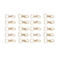 thumbnail image 2 of 20Pcs Keychain Clip Zinc Alloy DIY Corrosion Resistance Durable Glossy Safe Key Ring Clips, 2 of 8