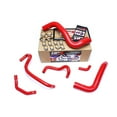 thumbnail image 3 of HPS Red Silicone Radiator/Heater Hose For 03-09 GX470 4.7L V8 Left Hand Drive, 3 of 3
