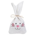 thumbnail image 1 of Cloth Easter Bag For Candy & Bunny Birthday Decorations Themed Bag For Easter Valentines Favors Some Bunny Is One, 1 of 8