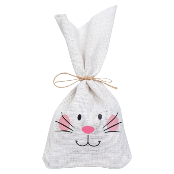 YYKihy Cloth Easter Bag For Candy & Bunny Birthday Decorations Themed Bag For Easter Valentines Favors Some Bunny Is One