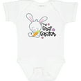 thumbnail image 3 of Inktastic My 1st Easter with Cute Bunny and Carrot Boys or Girls Baby Bodysuit, 3 of 5