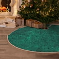 thumbnail image 5 of Bingfone Christmas Tree Skirt Mat Christmas Decoration Interior 30" -Teal Marble, 5 of 6