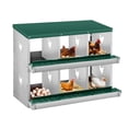 thumbnail image 1 of GloryStar Chicken Nesting Box with Large Vented Hole – Metal Egg Laying Boxes with Organized Compartments for Chickens That Support Everyday Egg Collection in the Coop and Provide a User-Friendly, 1 of 7