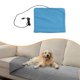 thumbnail image 5 of Almohadilla térmica eléctrica USB para mascotas, cojín cálido de invierno, cama para gatos, perros pequeños, conejos, hámsteres, gatitos y cachorros. Azul, 5 of 7