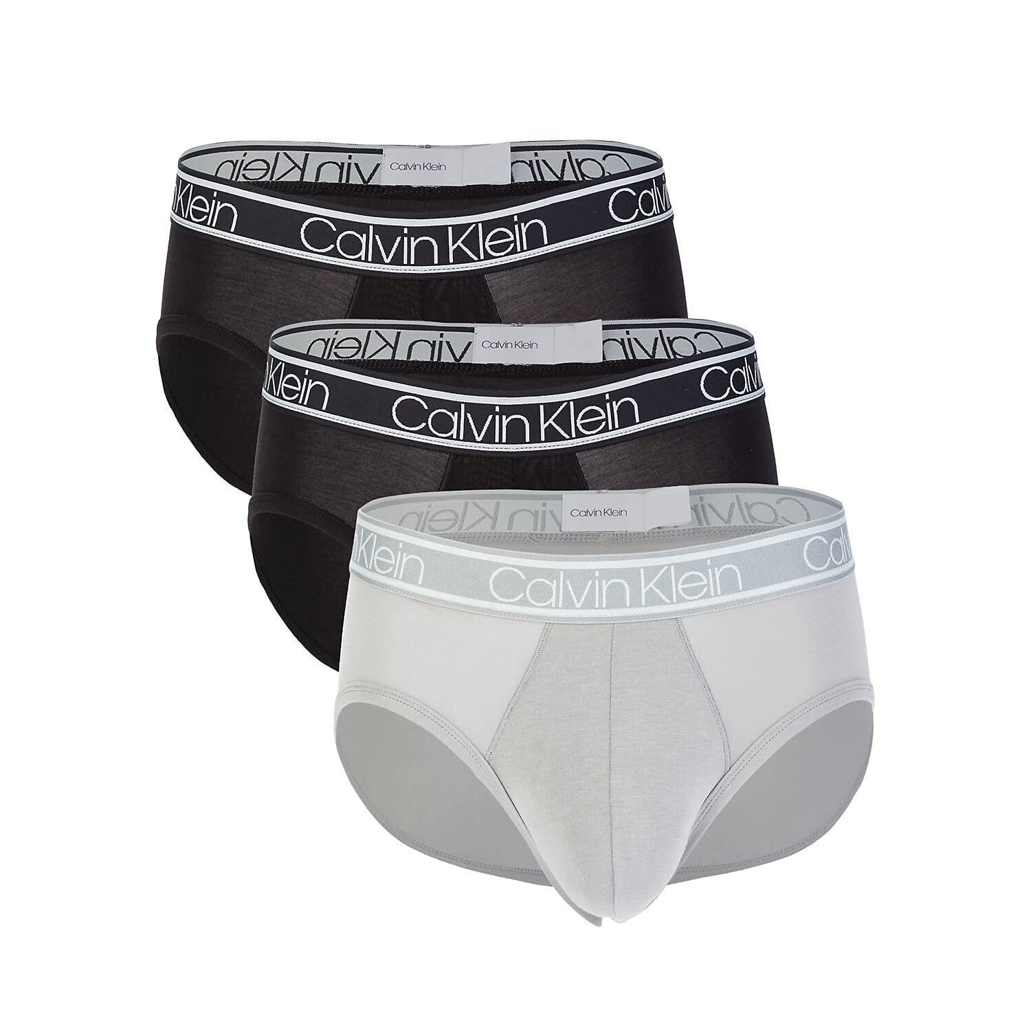 Calvin Klein Men`s The Ultimate Comfort Viscose Made From Bamboo Hip Briefs  3 Pack (Black(NP2260-901)/Grey, Small) | Walmart Canada