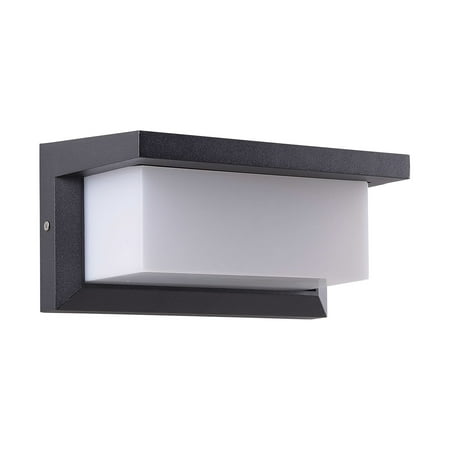 

Outdoor &Indoor Wall Sconce IP65 Waterproof LED Wall Lighting Fixture Black Exterior Waterproof Porch Aluminum Wall Mounted Sconces