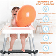 thumbnail image 6 of High Chair Footrest Non-Slip High Chair Foot Rest Height Adjustable Highchair Footrest Polypropylene Footstool, 6 of 8
