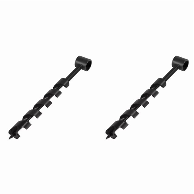 2X Llave de Barrena Manual de 1 Pulgada, 1 Broca de Barrena de Madera con Orificio Manual de 12 Pulgadas para Acampar, Supervivencia y Herramienta para Mochilas