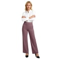 thumbnail image 6 of Laqbezok Women's High Waist Flare Yoga Pants, Bootcut Work Trousers with Pockets, Athletic Dress Slacks for Office & Gym, 6 of 7