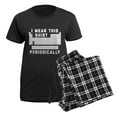 thumbnail image 5 of CafePress - I Wear This Shirt Periodical Women's Dark Pajamas - Women's Short Sleeve Print T-Shirt and Pants Dark Cotton Pajama Set, 5 of 7