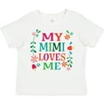 thumbnail image 3 of Inktastic My Mimi Loves Me Girls Girls Toddler T-Shirt, 3 of 5