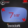 thumbnail image 7 of exactafit 8125BR Passenger Side Mirror Glass Replacement Fits 2004-2006 Acura TL Right Hand 3m Adhesives, 7 of 7