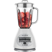EUROSTAR EBL922GWH Glass Jar Countertop Blender, 6 Cup