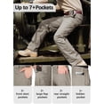 thumbnail image 3 of Pantalones FREE SOLDIER resistentes al agua para hombres, trabajo táctico, 3 of 7
