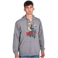 thumbnail image 5 of Popeye the Sailor Retro Cartoon Comic Zip Up Hoodie Men's Women's Brisco Brands S, 5 of 6