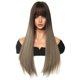 thumbnail image 2 of Gradient Pencil Gray 69cm Cosplay Wig, 2 of 5