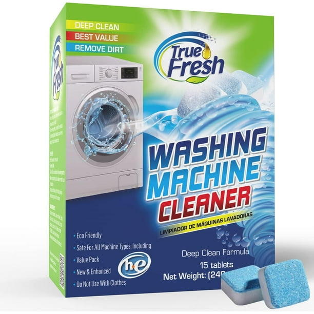 True Fresh Washing Machine Cleaner Tablets 15 Pack Washer Cleaner