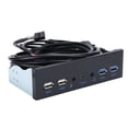 thumbnail image 1 of Qiilu Widely Applications HD‑AUDIO Audio Interface Durable Beautiful USB 3.0 Audio Interface Microphone Port For WINXP 7, 1 of 8