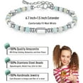 thumbnail image 2 of DESIGNICE Gemstone Bracelets,Bohemian Style Line String Material,Teenager Girl Gift Ideas Teen Girls Trendy Stuff, 2 of 7