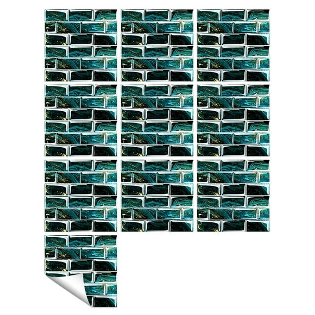 onlyliua Liquidación 1 Juego 10 Pegatinas Autoadhesivas para Azulejos de Cocina y Baño, Decoración de Pared
