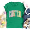 thumbnail image 4 of Plebaso T-Shirts de Pâques pour Femmes Manches Courtes Graphiques Hauts Imprimés Décontractés Mode pour Femmes, 4 of 6