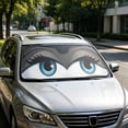 thumbnail image 4 of Foldable Car Windshield Sunshade, UV Protection Sun Blocker, Heat Insulation Front Window Cover, Sun Visor for Auto, Truck, SUV, Parking Sun Protection Interior Accessory, Independent Day Decor, C, 4 of 7
