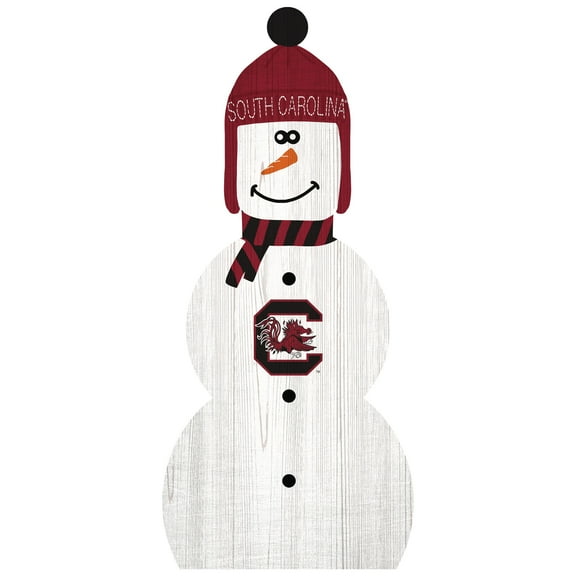 South Carolina Gamecocks 31'' Snowman Leaner