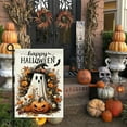thumbnail image 6 of DAMAI Fall Floral Pumpkins Garden Flag Ghost Garden Flag 12x18 Inch Vertical Double Sided Spooky Pumpkin Seasonal Holiday Flag Thanksgiving Holiday Harvest Burlap Yard Flag, 6 of 6