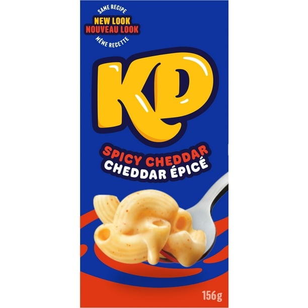 Macaroni et fromage Kraft Dinner Cheddar épicé 156g