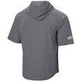 thumbnail image 2 of Rawlings Men's Standard Adult Color Sync Short Sleeve Jacket, Small, Blue Grey, 2 of 3