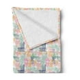 thumbnail image 2 of Abstract Soft Flannel Fleece Throw Blanket, Random Pencil Scribbles in Different Shades on Plain Background Strokes Modern, Cozy Plush for Indoor and Outdoor Use, 50" x 60", Multicolor, by Ambesonne, 2 of 5