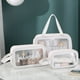 thumbnail image 4 of Neceser de viaje-juego blanco de tres piezas, 4 of 5