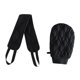 thumbnail image 4 of 2 piezas de guantes de lavado de bordes de 2 piezas Accesorios de baño reutilizables Mitts de ducha de baño toallas exfoliantes para el gimnasio del negro, 4 of 9