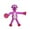 Hot Pink, variant on Dog Stretch Tube Toy Puzzle For Stress Cartoon Suction Cup Extendable Glow In Dark Versatile Shapes Novelty Funny Pet