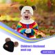thumbnail image 3 of Sonducket Bufanda Bebé Invierno Cálido Kit Tejido Elasticidad Protector térmico Clima frío Cómodo Versátil Sellado Bufanda rosa Sombreros bola de pompón marrón negro Sonducket AP008793-03B, 3 of 6