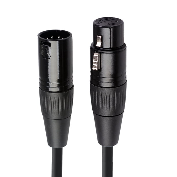 XWSHYW Aparatos Electrónicos Cable Audio Xlr a Xlr Calidad Xlr, Macho y Hembra de 5 Pines