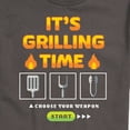 thumbnail image 3 of Instant Message - Its Grilling Time   - Men's Short Sleeve Graphic T-Shirt, 3 of 6