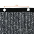 thumbnail image 3 of Agfabric 60% Sunblock Shade Cloth With Grommets 10x18ft Black for Plant Cover Greenhouse,Barn,Kennel, Pool, Pergola or Carport, 3 of 7