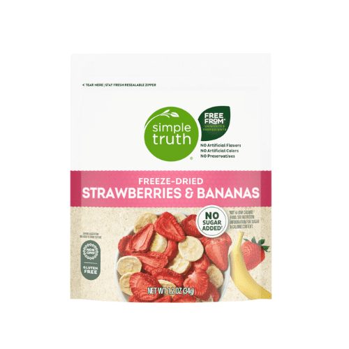 Simple Truth Freeze-Dried Strawberries & Bananas 2-Pack 1.2 oz