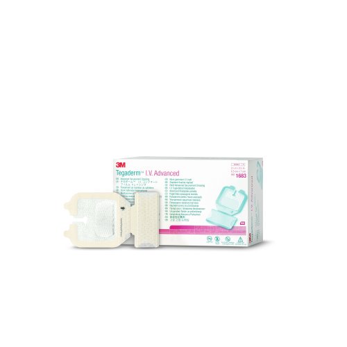 3M Tegaderm IV Advanced Securement Dressing, 2¾ L x 2½ W inch, 100/Box