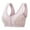 Purple, variant on Bras for seniors Women, 2024 Comfortable Bralette for Elderly Convenient Front Close Button Bras(Light Blue,90B)