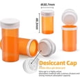 thumbnail image 2 of Wisesorb 6 Dram, 12pcs, Pill Bottle with Desiccant Cap, Medicine Bottle, Pill Bottles Empty with Caps, Empty Pill Bottles, 2 of 7