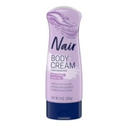 Nair Hair Removal Body Cream with Softening Baby Oil, Leg and Body Hair Remover, All Skin Types, 9 oz