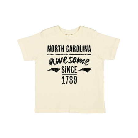 

Inktastic North Carolina Awesome Since 1789 Gift Toddler Boy or Toddler Girl T-Shirt