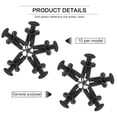 thumbnail image 2 of 190Pcs Car Auto Plastic Trim Door Panel Retainer Clips Rivet Fastener Flaps Push, 2 of 11
