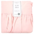 thumbnail image 5 of American Baby Company Double Layer Ruffled Crib Skirt, Blush Pink, for Girls, 5 of 10