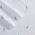 thumbnail image 3 of Juego de sábanas Nautica Twin XL, 100% algodón, percal, rayas, 3 of 8