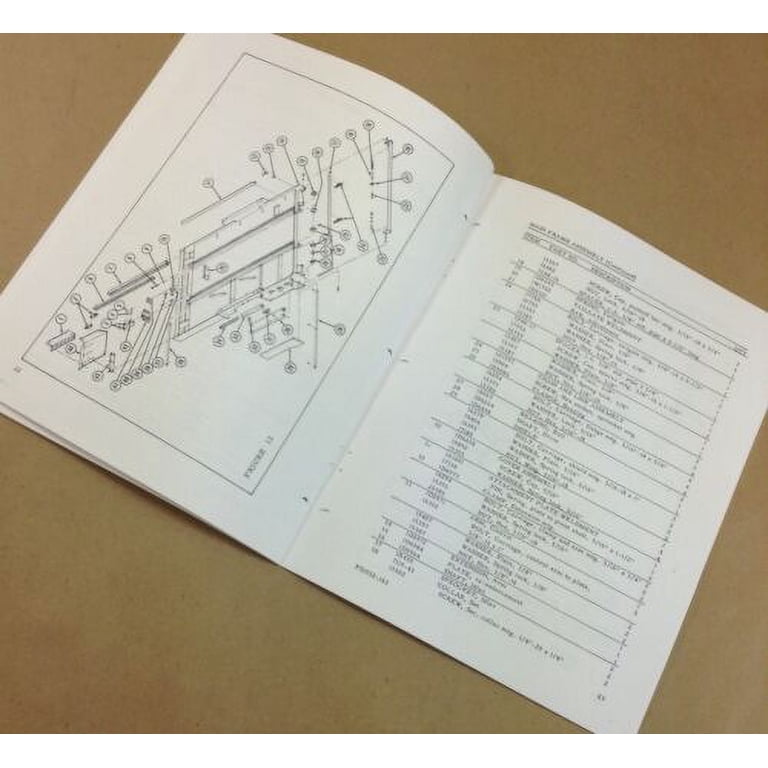 Farmhand F100-B Bale Accumulator Manual – New OEM Reproduction Parts List & Operators Instruction
